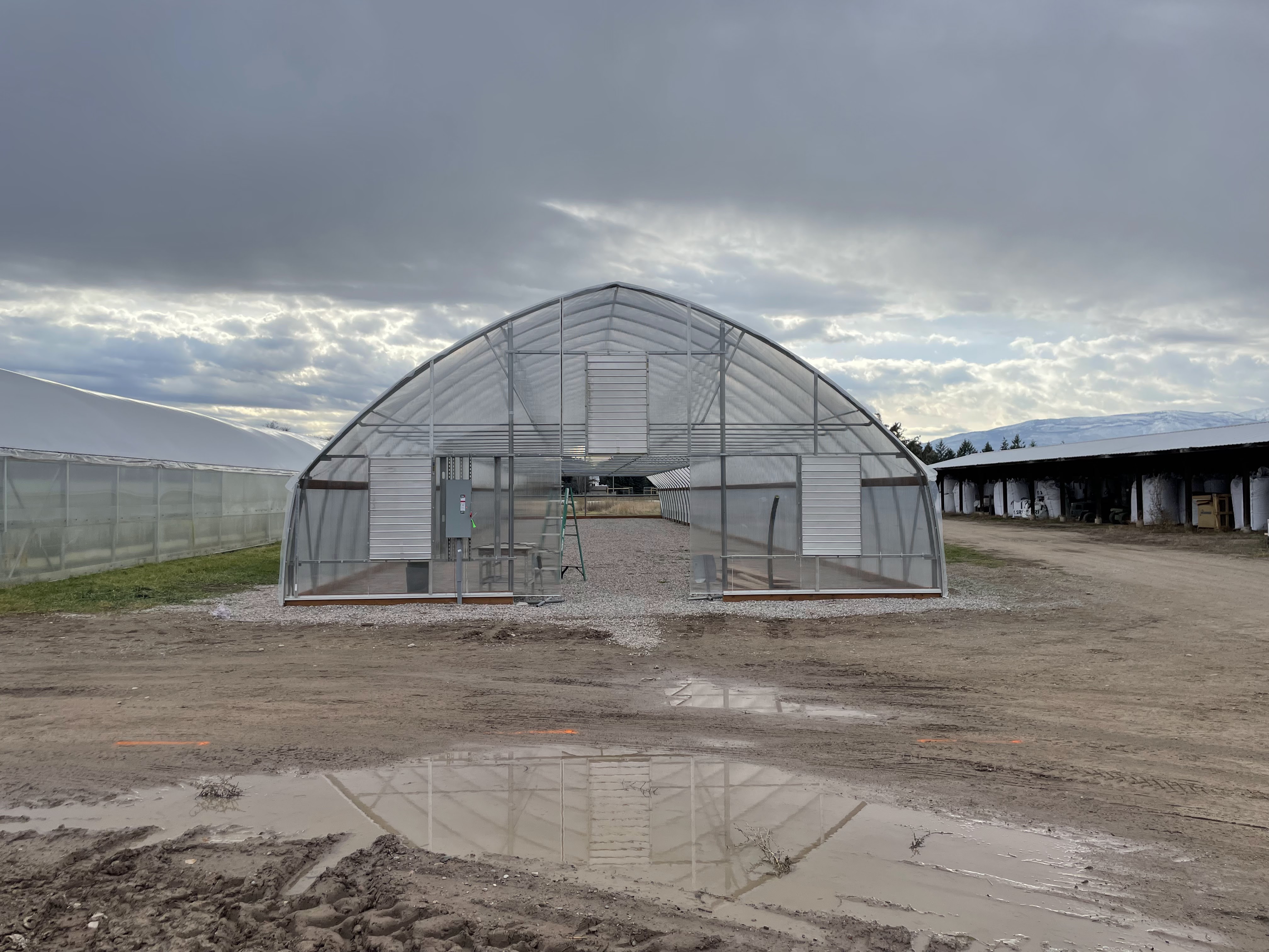 Construction of Anaconda greenhouse near completion