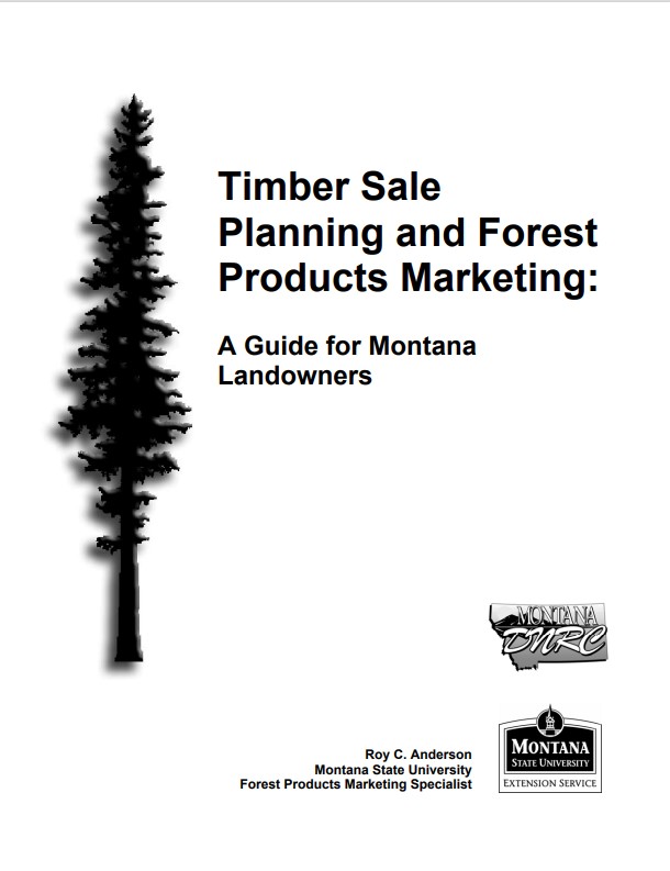 Front cover of TImber Sale Planning and Forest Products Marketing publication