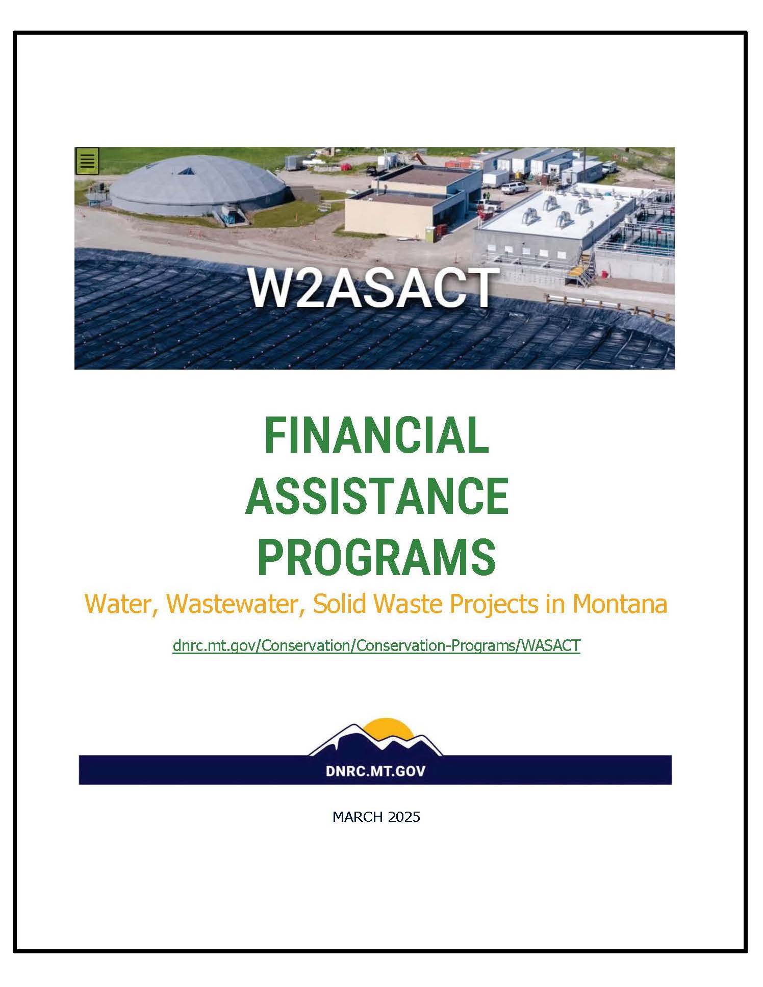 WASACT Funding Table